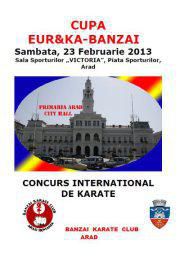 eur&ka 23 februarie 2013
sala piata karate eur&ka - banzai eur & ka � f.r.a.m. ; c.s. banzai karate